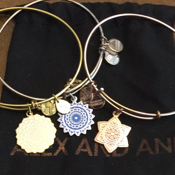 Alex and Ani Jewelry - 3 Alex and Ani Chakra bracelets